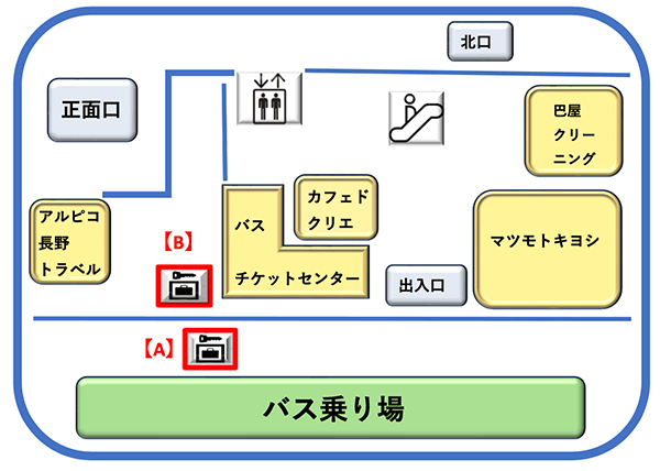 ロッカー案内図